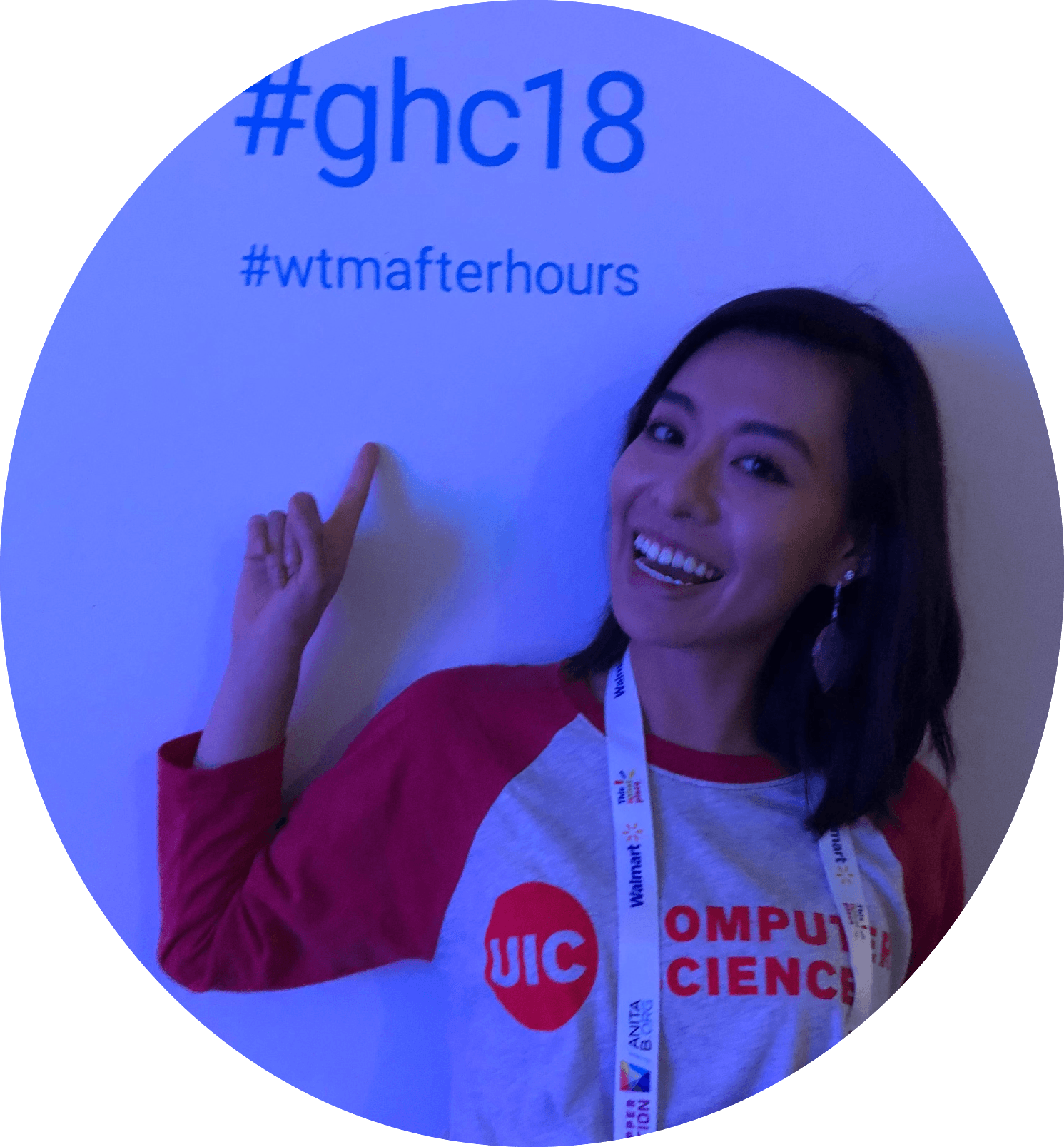 Lydia at the Grace Hopper Conference